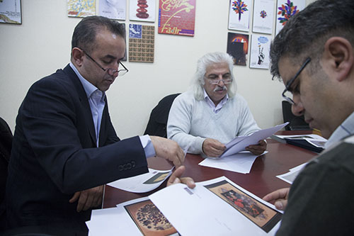 انتخاب اولیه آثار رشته نگارگری