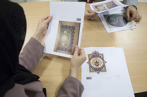 انتخاب اولیه آثار رشته نگارگری